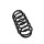 Suspension Spring Set rear coil spring Ø 11,3 mm EIBACH for MITSUBISHI COLT