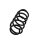 Suspension Spring Set front coil spring Ø 14.8 mm EIBACH for e.g. OPEL ANTARA