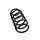 Suspension Spring Set front coil spring Ø 14.8 mm EIBACH for e.g. OPEL ANTARA
