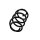 Suspension Spring Set front axle coil spring Ø 13.8 mm EIBACH for e.g. AUDI