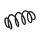 Suspension Spring Set front axle coil spring Ø 13.8 mm EIBACH for e.g. AUDI