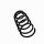 Suspension Spring Set front coil spring Ø 12.5 mm EIBACH for e.g. SEAT LEON