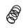 Suspension Spring Set front coil spring Ø 12.5 mm EIBACH for e.g. VOLVO S40