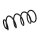 Suspension Spring Set front coil spring Ø 12.5 mm EIBACH for e.g. VOLVO S40