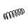 Suspension Spring Set rear axle coil spring Ø 9.8 mm EIBACH for e.g. VW POLO