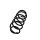 Suspension Spring Set front coil spring Ø 12.8 mm EIBACH for PEUGEOT 407