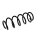 Suspension Spring Set front coil spring Ø 12.8 mm EIBACH for PEUGEOT 407