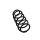 Suspension Spring Set front coil spring Ø 12.8 mm EIBACH for PEUGEOT 407