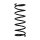 Suspension spring set rear Ø 12.5 mm 431 mm EIBACH for e.g.FORD FOCUS I Turnier