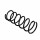 Suspension Spring Set rear coil spring Ø 12.5 mm EIBACH for FORD FOCUS