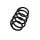 Suspension Spring Set front coil spring Ø 13.5 mm EIBACH for e.g. SAAB 9-3
