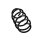 Suspension Spring Set front coil spring Ø 13.5 mm EIBACH for e.g. SAAB 9-3