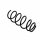 Suspension Spring Set Front Axle Coil Spring Ø 11.8 mm EIBACH for TOYOTA YARIS
