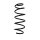 Suspension spring set front axle Ø 11.8 mm 380 mm EIBACH for e.g. OPEL ASTRA H