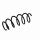 Suspension Spring Set front coil spring Ø 11.8 mm EIBACH for e.g. OPEL ASTRA