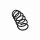 Suspension Spring Set front coil spring Ø 11.8 mm EIBACH for e.g. OPEL ASTRA