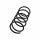 Suspension Spring Set front coil spring Ø 12.8 mm EIBACH for e.g. VOLVO S40