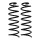 Suspension spring set rear Ø 11.8 mm 394 mm EIBACH for e.g. CITROËN BERLINGO