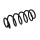 Suspension Spring Set front axle coil spring Ø 12.8 mm EIBACH for e.g. AUDI 80