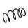 Suspension Spring Set front coil spring Ø 14,8 mm EIBACH for RENAULT ESPACE