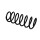 Suspension Spring Set front axle coil spring Ø 12.5 mm EIBACH for e.g. VW GOLF