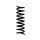 Suspension spring set front axle Ø 14.8 mm 376 mm EIBACH for e.g. MB E-CLASS