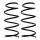Suspension spring set front axle Ø 13 mm 373 mm EIBACH for e.g. BMW 3