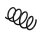 Suspension Spring Set Front Axle Coil Spring Ø 14.5 mm EIBACH for BMW X3