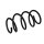 Suspension Spring Set Front Axle Coil Spring Ø 14.5 mm EIBACH for BMW X3
