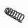 Suspension Spring Set rear axle coil spring Ø 13.3 mm EIBACH for e.g. AUDI A6
