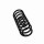 Suspension Spring Set rear axle coil spring Ø 13.3 mm EIBACH for e.g. AUDI A6