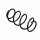 Suspension Spring Set front coil spring Ø 12.3 mm EIBACH for e.g. VOLVO S40