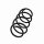 Suspension Spring Set front coil spring Ø 12.3 mm EIBACH for e.g. VOLVO S40