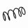 Suspension Spring Set front coil spring Ø 12.3 mm EIBACH for e.g. VOLVO S40