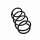 Suspension Spring Set front coil spring Ø 12.3 mm EIBACH for e.g. VOLVO S40