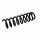 Suspension Spring Set Rear Axle Coil Spring Ø 11.8 mm EIBACH for AUDI A4