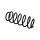 Suspension Spring Set Front Axle Coil Spring Ø 12.5 mm EIBACH for AUDI 80