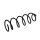 Suspension Spring Set front coil spring Ø 12.8 mm EIBACH for PEUGEOT 406
