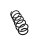 Suspension Spring Set front coil spring Ø 12.8 mm EIBACH for PEUGEOT 406