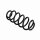 Suspension Spring Set front axle coil spring Ø 13.8 mm EIBACH for e.g. AUDI A6