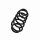 Suspension Spring Set front axle coil spring Ø 13.8 mm EIBACH for e.g. AUDI A6