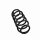 Suspension Spring Set front axle coil spring Ø 13.8 mm EIBACH for e.g. AUDI A6
