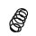 Suspension Spring Set front Ø 13.3 mm EIBACH for e.g. CITROËN BERLINGO