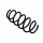 Suspension Spring Set front coil spring Ø 11.5 mm EIBACH for e.g. FORD FIESTA