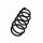 Suspension Spring Set front coil spring Ø 11.5 mm EIBACH for e.g. FORD FIESTA