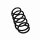 Suspension Spring Set front coil spring Ø 11.5 mm EIBACH for e.g. FORD FIESTA