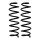 Suspension spring set rear Ø 11.3 mm 369 mm EIBACH for e.g. RENAULT SCÉNIC III
