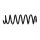 Rear Suspension Spring Set Ø 11.3 mm EIBACH for RENAULT SCÉNIC and others