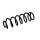 Rear Suspension Spring Set Ø 11.3 mm EIBACH for RENAULT SCÉNIC and others