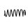 Suspension Spring Set rear coil spring Ø 10.2 mm EIBACH for FORD FIESTA
